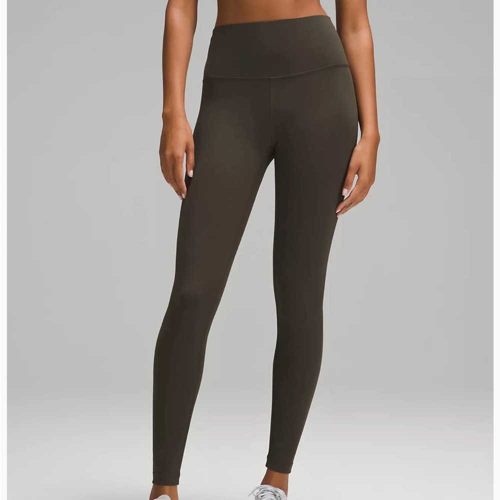 Lululemon Wunder Train Legging Dark Olive